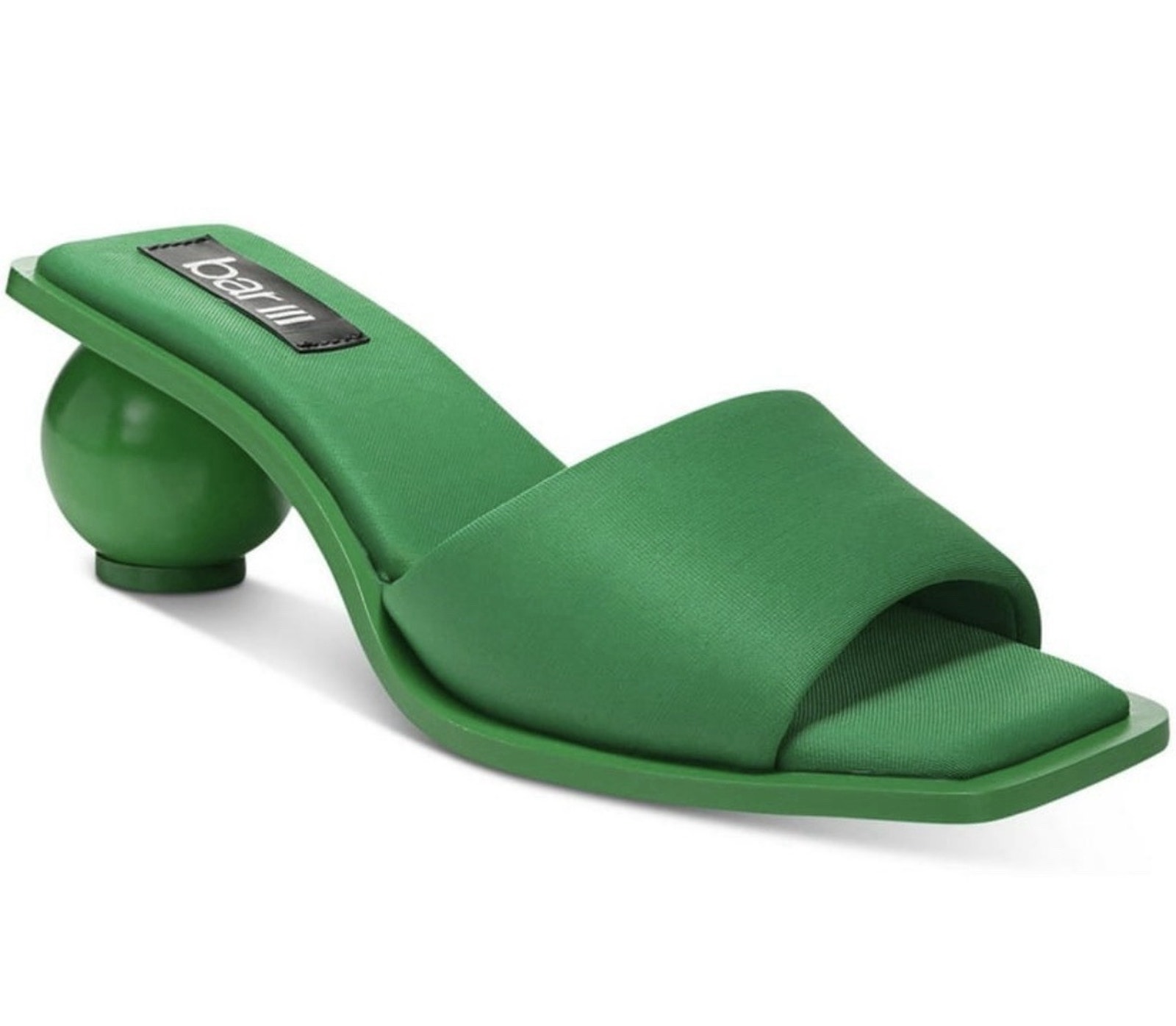 Bar Iii Women’s Cayymen Slide Shoes Pumps Green Size 7 Sandals Round Heel